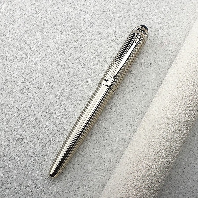 ExecutivePro Luxury Rollerball Pen Metal Business Writing Pen Blue Ink Office Gift Pen 9