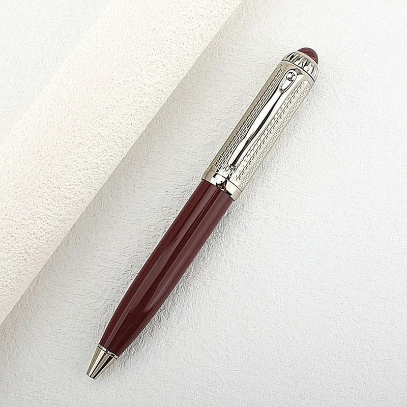 ExecutivePro Luxury Rollerball Pen Metal Business Writing Pen Blue Ink Office Gift Pen 12