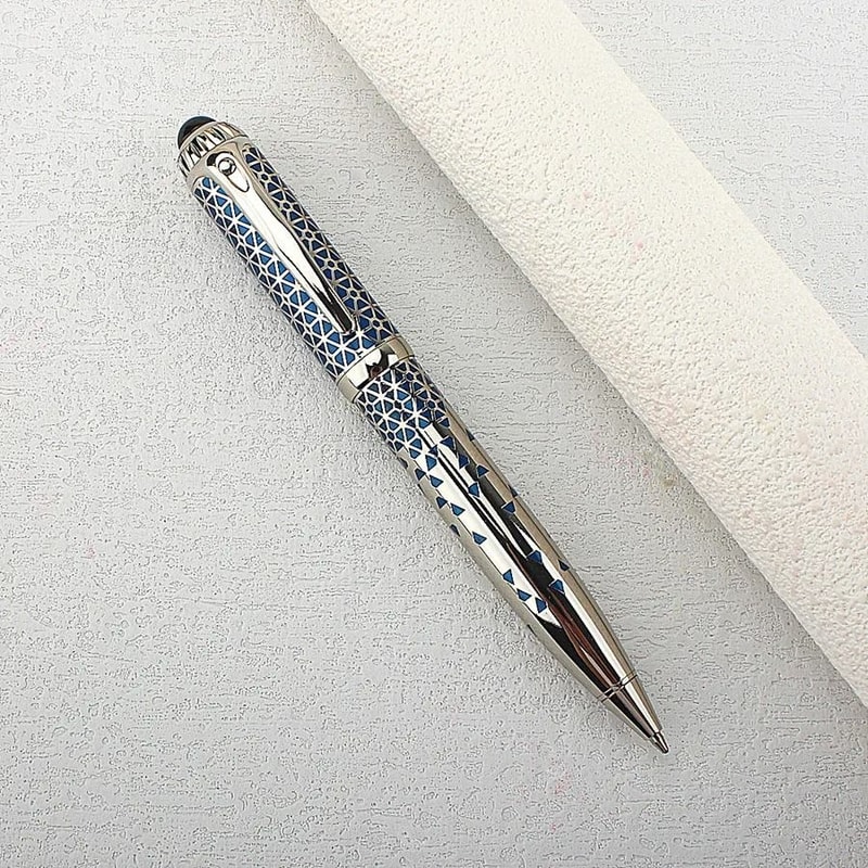 ExecutivePro Luxury Rollerball Pen Metal Business Writing Pen Blue Ink Office Gift Pen 18