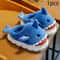 Womens Cartoon Shark Kigurumi Pajamas Hooded Animal Onesie Sleepwear Winter Cosplay Jumpsuit 1