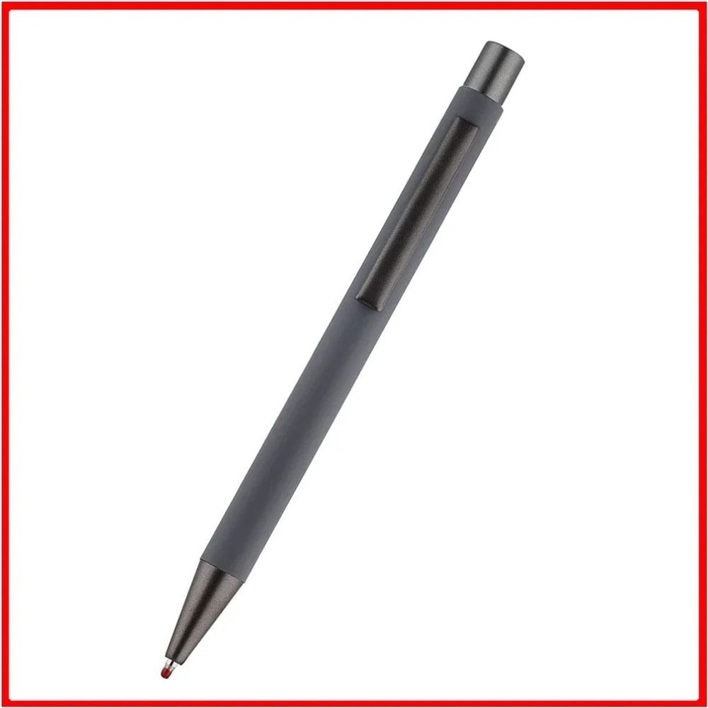 50 Pack Custom Logo Ballpoint Pens Metal Advertising Pens With Laser Engraved Branding 2