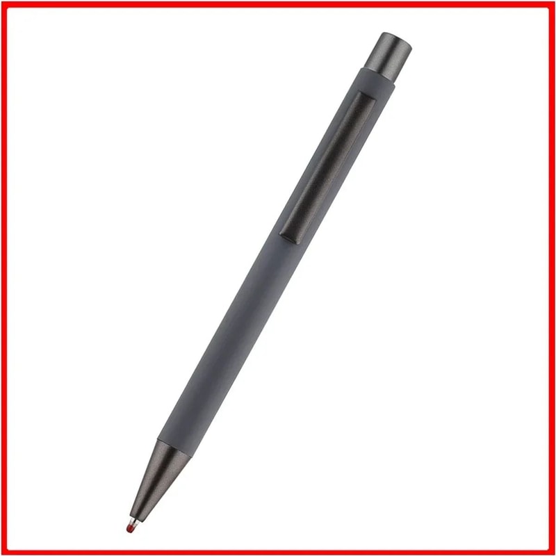 50 Pack Custom Logo Ballpoint Pens Metal Advertising Pens With Laser Engraved Branding 2