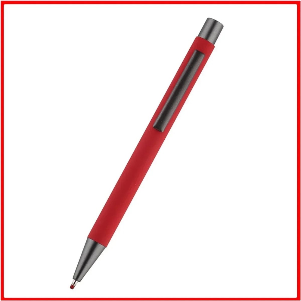 50 Pack Custom Logo Ballpoint Pens Metal Advertising Pens With Laser Engraved Branding 3