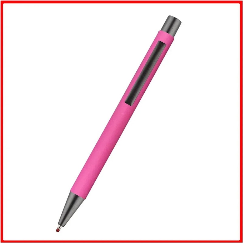 50 Pack Custom Logo Ballpoint Pens Metal Advertising Pens With Laser Engraved Branding 1