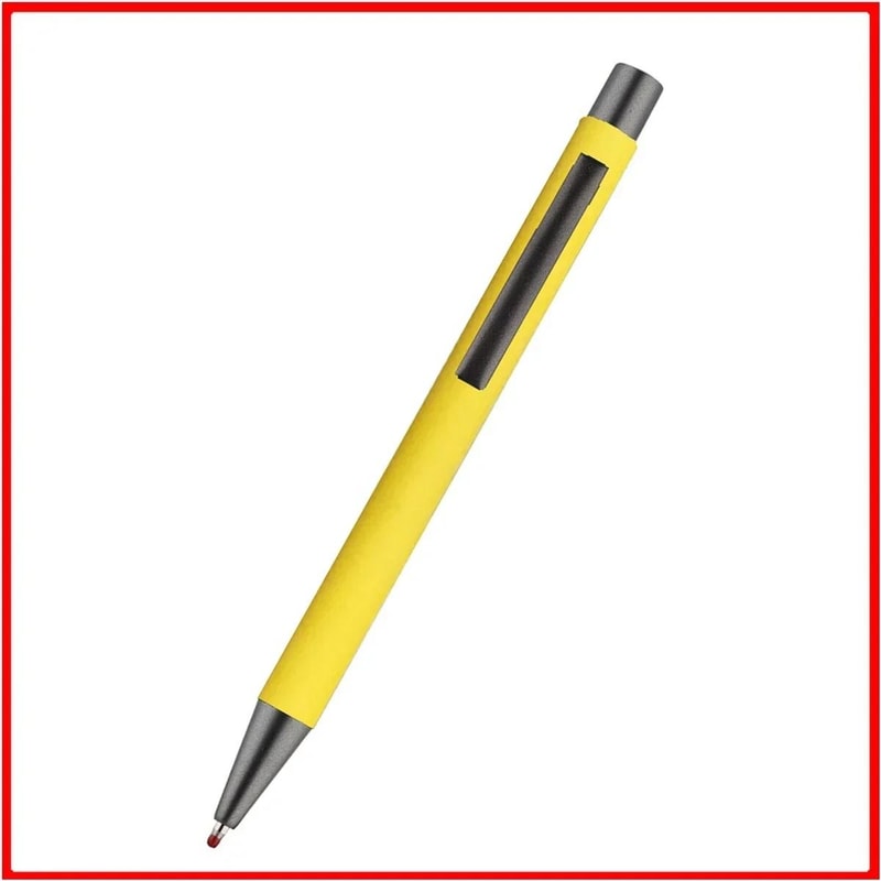 50 Pack Custom Logo Ballpoint Pens Metal Advertising Pens With Laser Engraved Branding 9