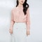 Womens Natural Silk Blouse Stand Collar Long Sleeve Jacquard Silk Shirt 4