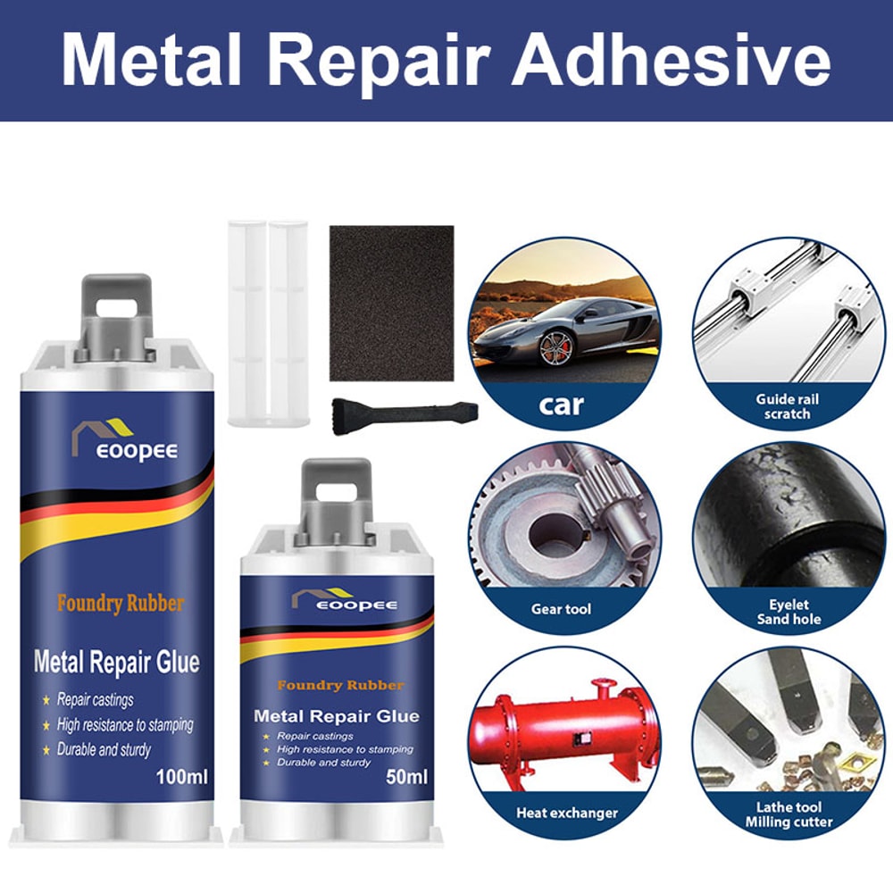 Heavy Duty Metal Repair Glue Waterproof Epoxy Adhesive For Leak Crack Repair 0