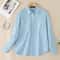 ZANZEA Womens Oversized Button Up Shirt Casual Long Sleeve Cotton Overshirt 9