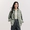 Semir Womens Oversized Checkered Shirt Vintage Long Sleeve Plaid Blouse Mid Length Casual Top 1