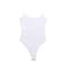 Womens Backless Bodysuit Sexy Slim Fit One Piece Bodysuit Top 2