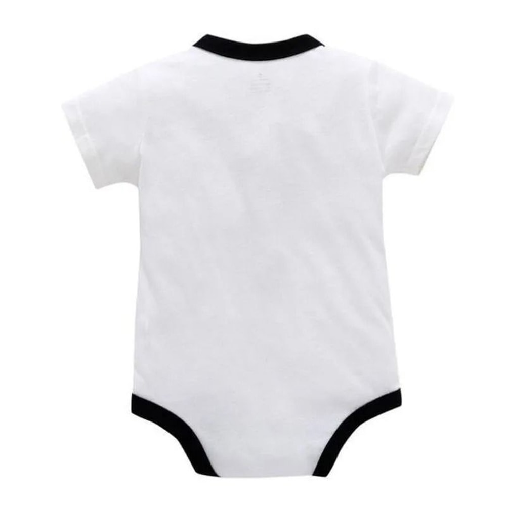 Newborn Baby Boy Gentleman Romper Cotton Infant Summer Romper Tie Print Short Sleeve Outfit 6
