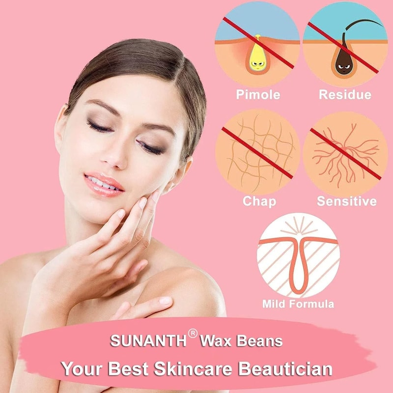 Professional Hard Wax Beans For Hair Removal Full Body Depilatory Wax Beads For Wax Heater 16