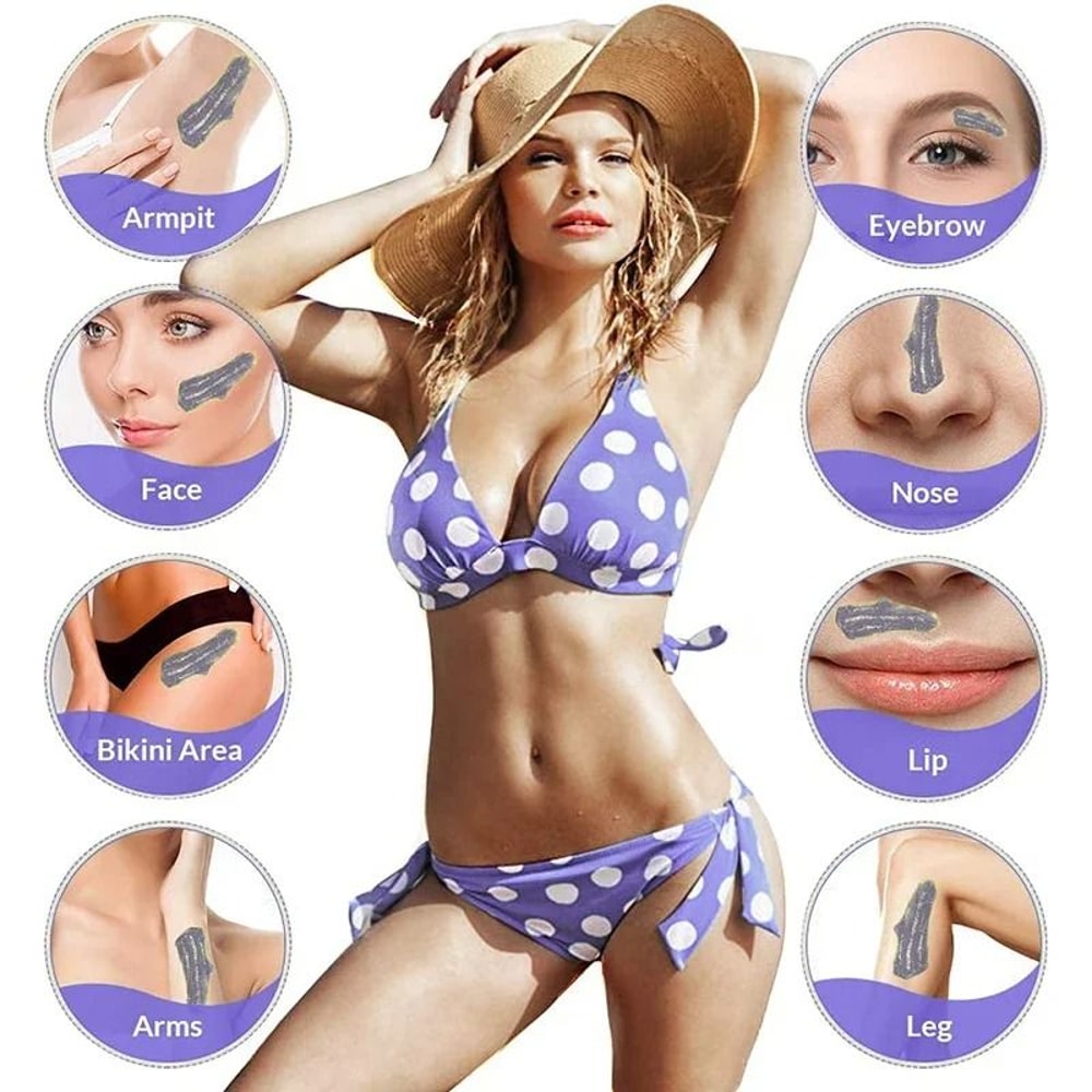 Professional Hard Wax Beans For Hair Removal Full Body Depilatory Wax Beads For Wax Heater 17