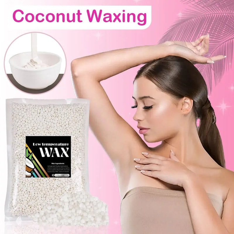 Professional Hard Wax Beans For Hair Removal Painless Depilatory Wax Beads For Face Bikini And Body 2