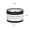Black Tin Scented Candle With Wooden Wick Aromatic Decorative Candle Jar With Lid 6