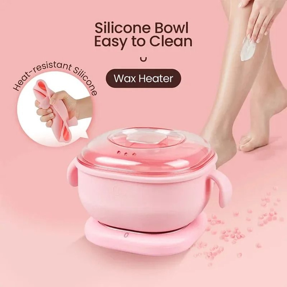 Portable Foldable Wax Heater Machine Silicone Wax Warmer For Hair Removal 400ML Travel Wax Pot 0