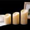 Set Of 3 LED Flameless Candles With Remote Realistic Moving Wick Pillar Candles 2
