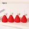Strawberry Mini Scented Candles Realistic Fruit Aromatherapy Candle Set 5