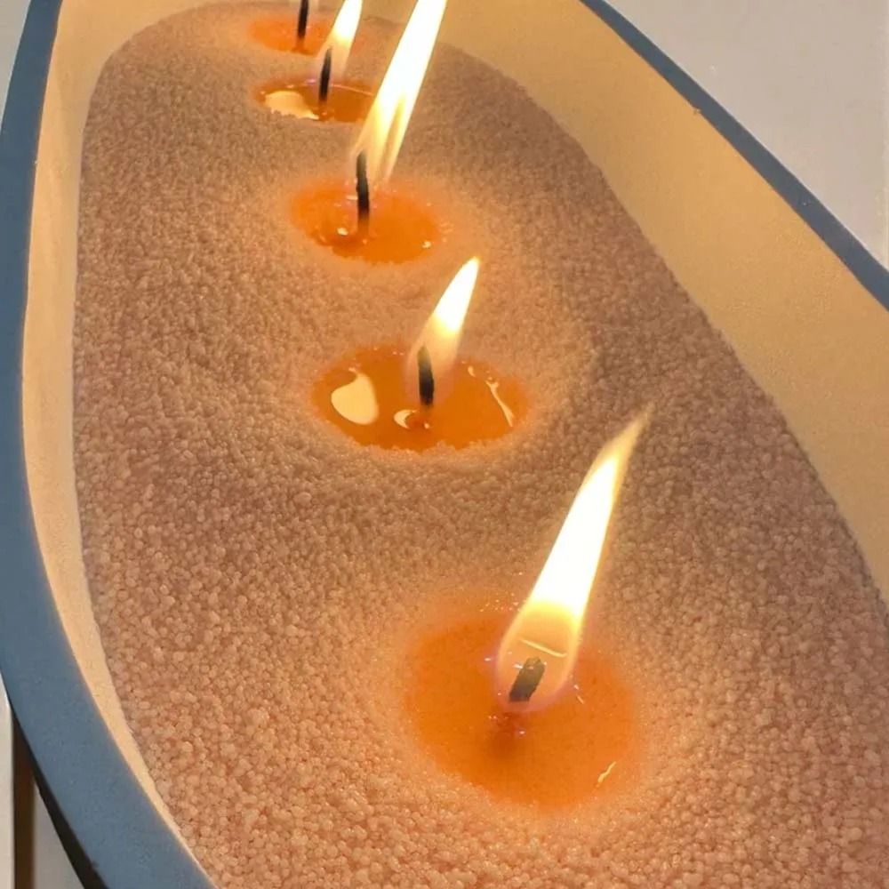 Colorful Sand Wax Candle Making Kit DIY Granulated Wax Candle Craft Set 1