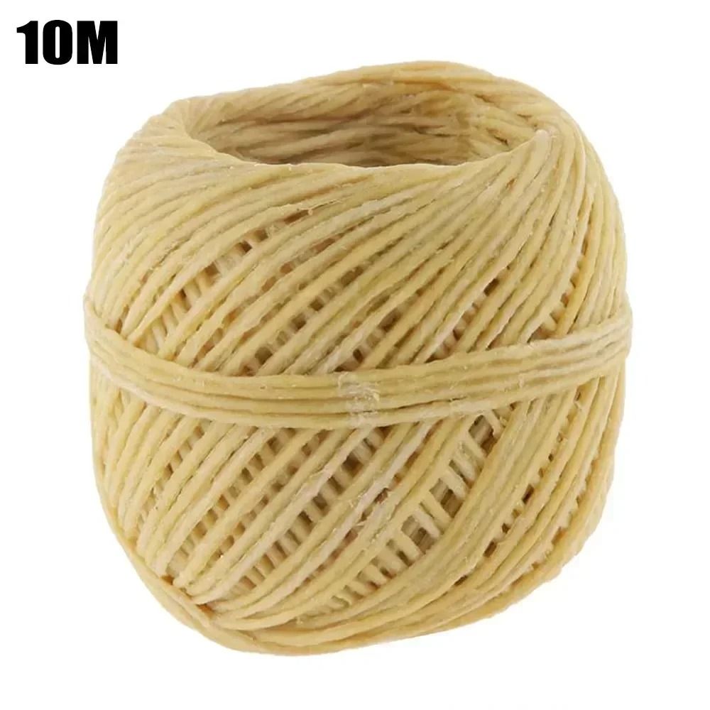 Natural Beeswax Candle Wick Roll Organic Hemp Wick For DIY Candle Making 1