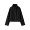 Elegant Womens Stand Collar Jacket Short Single Breasted Spring Coat 2