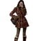 Classic Womens Plaid Wool Coat Double Breasted Loose Fit Autumn Winter Jacket 0