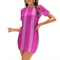 Stephanie Inspired Pink Costume Dress Short Sleeve Character Style Dress For Women 0