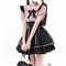 Sweet Lolita Two Piece Dress Set Doll Collar Blouse And High Waist A Line Skirt 0