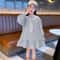 Girls Preppy Princess Dress Long Sleeve Stylish Dress For Kids 0