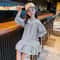 Girls Preppy Princess Dress Long Sleeve Stylish Dress For Kids 6