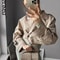 Vintage Belted Cropped Trench Jacket For Women Double Breasted Spring Streetwear Coat 6