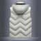 Mens Waterproof Hooded Puffer Vest Detachable Hood Winter Sleeveless Jacket 9