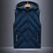 Mens Waterproof Hooded Puffer Vest Detachable Hood Winter Sleeveless Jacket 4