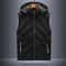 Mens Waterproof Hooded Puffer Vest Detachable Hood Winter Sleeveless Jacket 0
