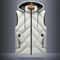 Mens Waterproof Hooded Puffer Vest Detachable Hood Winter Sleeveless Jacket 8