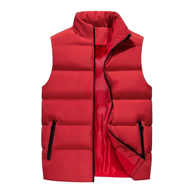 Mens Lightweight Padded Vest Warm Windproof Sleeveless Winter Waistcoat 2