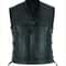 Mens Leather Motorcycle Vest Punk Style Sleeveless Biker Waistcoat 1