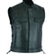 Mens Leather Motorcycle Vest Punk Style Sleeveless Biker Waistcoat 5