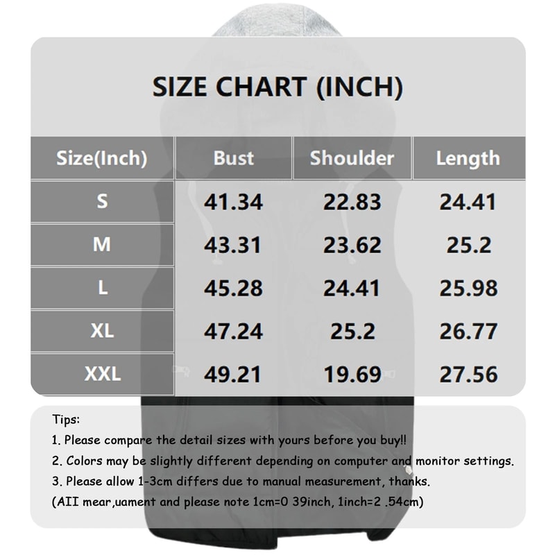 Mens Hooded Winter Vest Lightweight Thermal Sleeveless Jacket 6