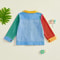 Kids Color Block Windbreaker Jacket Lightweight Hooded Jacket For Boys And Girls 3