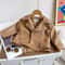 Kids Boys PU Leather Jacket Classic Zipper Motorcycle Style Coat 4