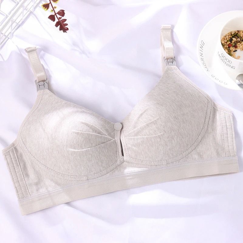 Comfortable Maternity Nursing Bra Soft Wireless Breastfeeding Bra For Moms 5