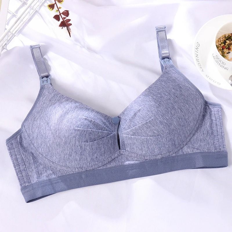 Comfortable Maternity Nursing Bra Soft Wireless Breastfeeding Bra For Moms 4