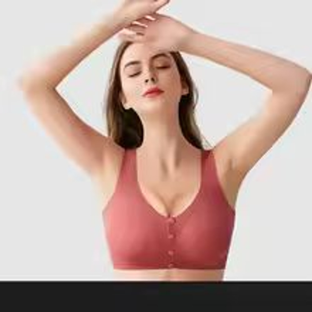 Lightweight Summer Nursing Bra Front Opening Wireless Maternity Bralette 7