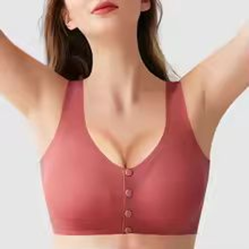 Lightweight Summer Nursing Bra Front Opening Wireless Maternity Bralette 5