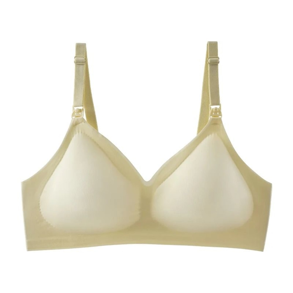Comfortable Maternity Nursing Bra Wireless Support Breastfeeding Underwear 2