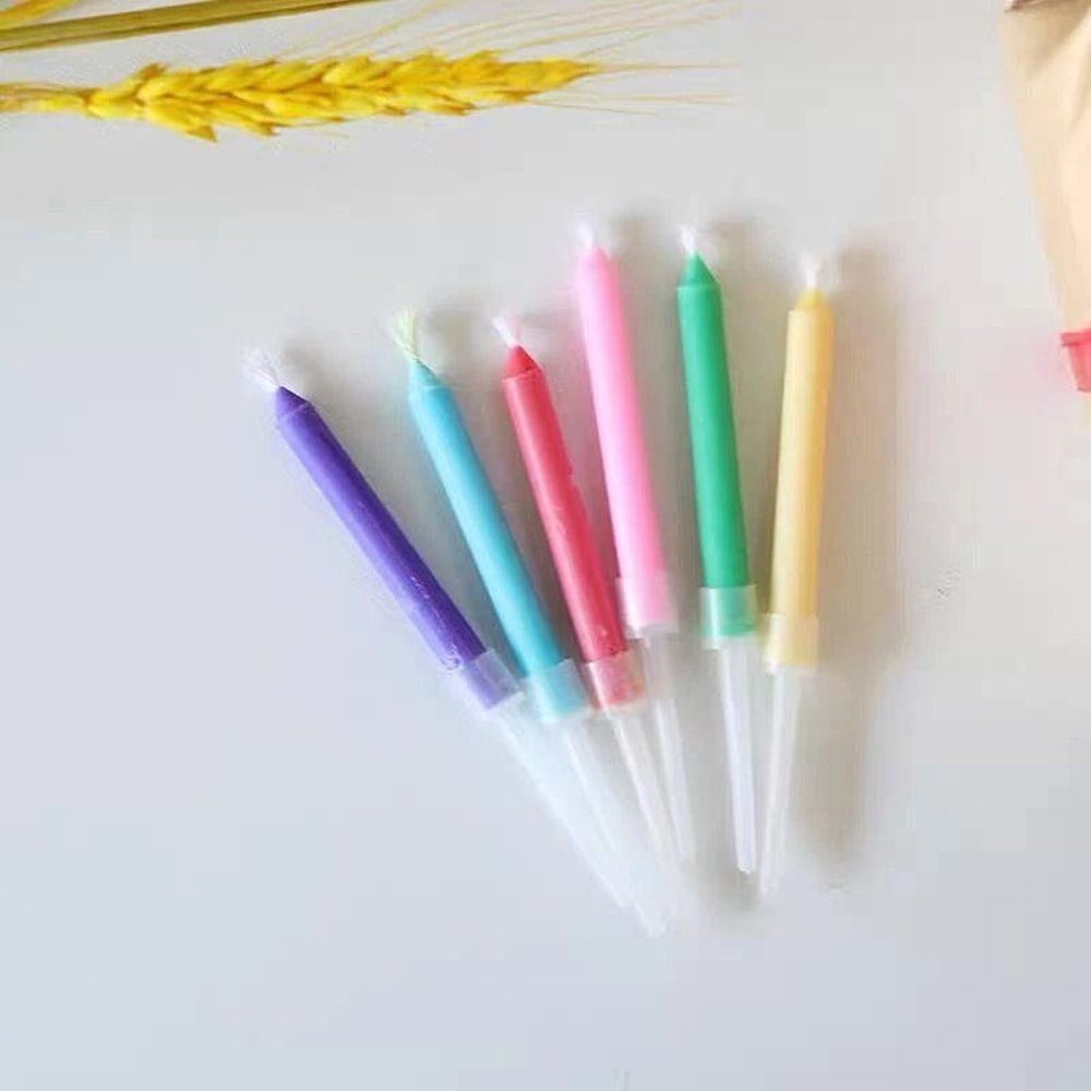 Magic Color Flame Birthday Candles Rainbow Flame Party Celebration Candles 7