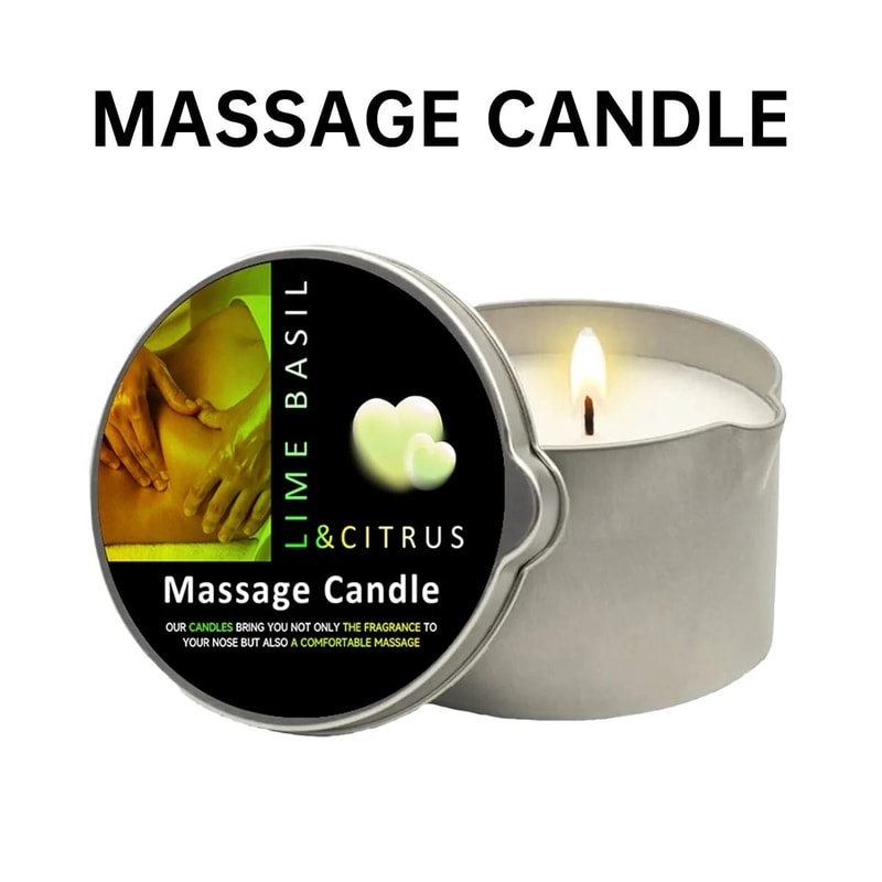 Rose Massage Oil Candle Aromatherapy Body Oil Candle For Home Spa Relaxation 11