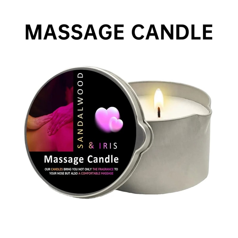 Rose Massage Oil Candle Aromatherapy Body Oil Candle For Home Spa Relaxation 12