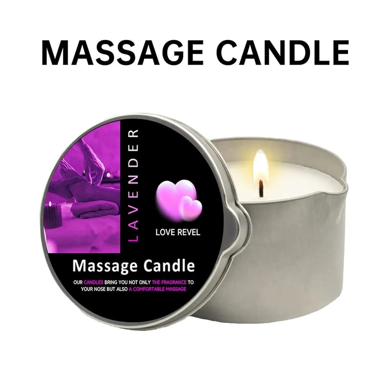 Rose Massage Oil Candle Aromatherapy Body Oil Candle For Home Spa Relaxation 9